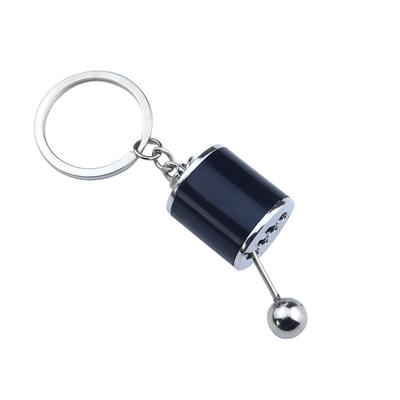 1PC Portachiavi creativo in metallo Turbina Ingranaggio Mozzo Disco Freno Ammortizzatore Pinza Portachiavi per auto Ciondolo Portachiavi con cambio a sei velocità