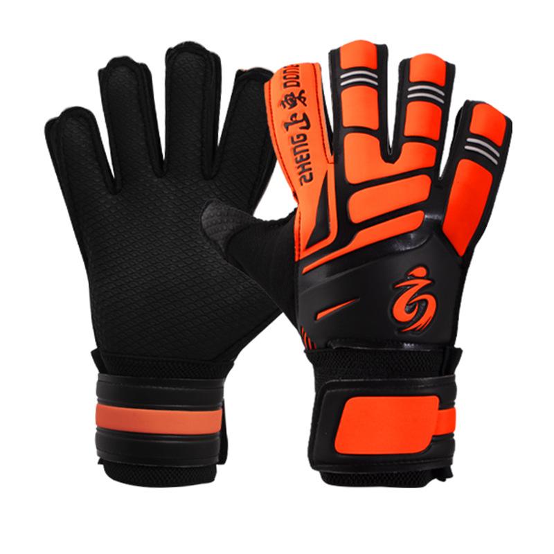 Football Goalkeeper Gloves with Finger Guards for Adults Special Equipment for Goalkeepers Non-slip Professional Sports Training