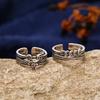 Immediately have money to spend retro Chinese ring men and women niche design Thai silver old opening simple stacking ring