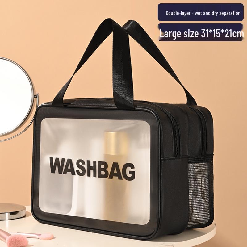 Large Capacity Waterproof Cosmetic & Travel Bag with Wet/Dry Separation
