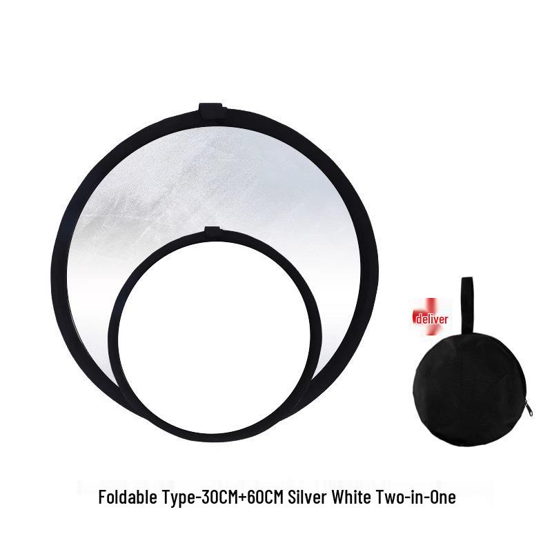 Tragbarer Fünf-in-Eins Mini Faltbarer Fotografie Reflektorständer zur Lichtsteuerung