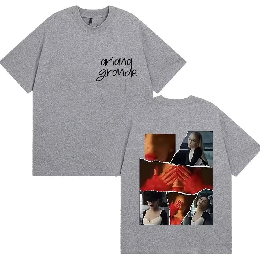 Ariana Grande Tour Album 2026 Graphic T Shirt Men Women Hip Hop T-shirt Casual High Quality Cotton Shirt Streetwear