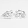 CHANEL Double hoop Earring Silver925 27.2g Women Used