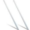 1Pcs 304 Stainlesss Steel Flat Bar,Length 500mm ,Brushed Finishing Trim Strips Sheet for DIY Craft Making