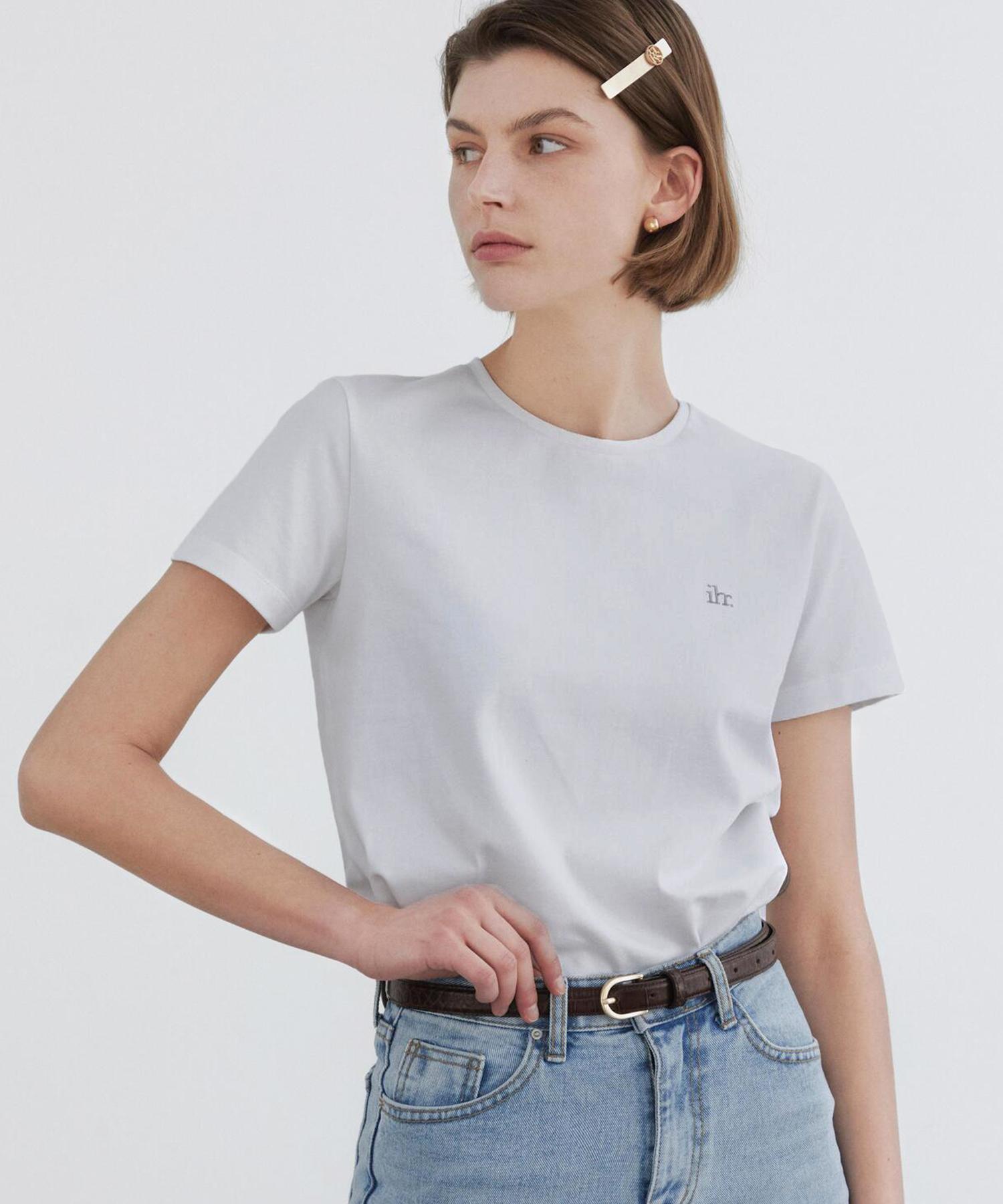 Ihr Silket Logo T-Shirt / Melange Gray Melange Grey