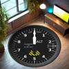 Aviation Instrument Carpet Mat Rug Aircraft Altimeter Design Home Decoration Non-slip Round Modern Decor with Flight Theme
