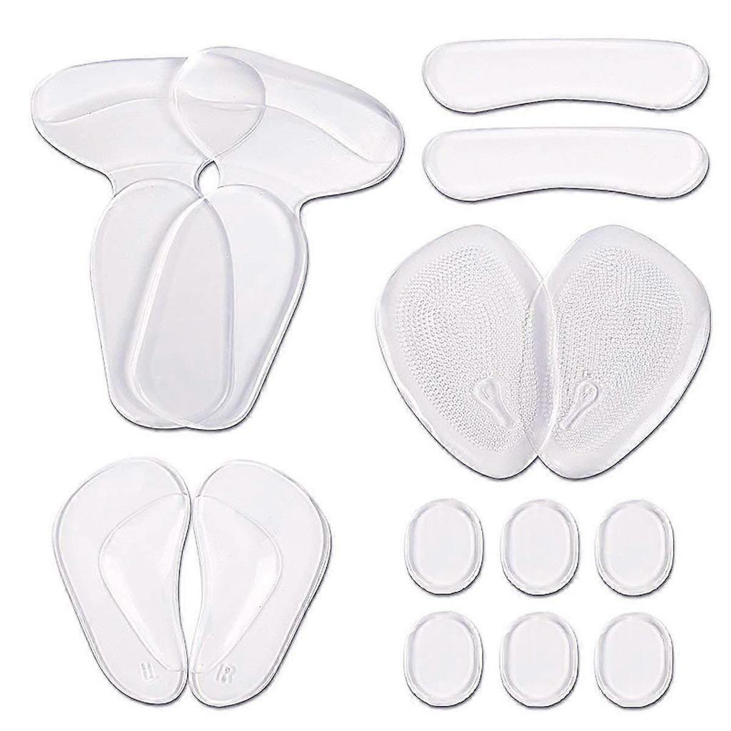 Self Adhesive Silicone Anti Slip High Heel Pads Shoe Cushion Insole Heel Grips Liners Inserts Ball of Foot Cushions