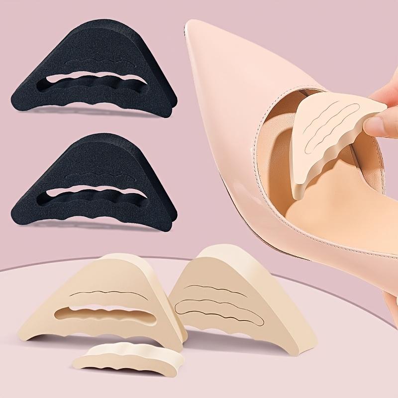 4pcs High Heel Shoe Toe Separators, Soft Memory Foam, Anti-Slip and Anti-Blister Insoles, Shoe Reducer,Toe Protector,Anti-Drop Heel and Toe Separators