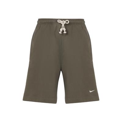 SS22 Solid Color Drawstring Basketball Shorts Men Bottoms Olive-Green DQ5713-222