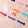 10 Pieces Reusable Zipper Pill Bags Medicine Storage Bags Translucent Self-Sealing Travel Bags Medicine Dispensing Storage Bags