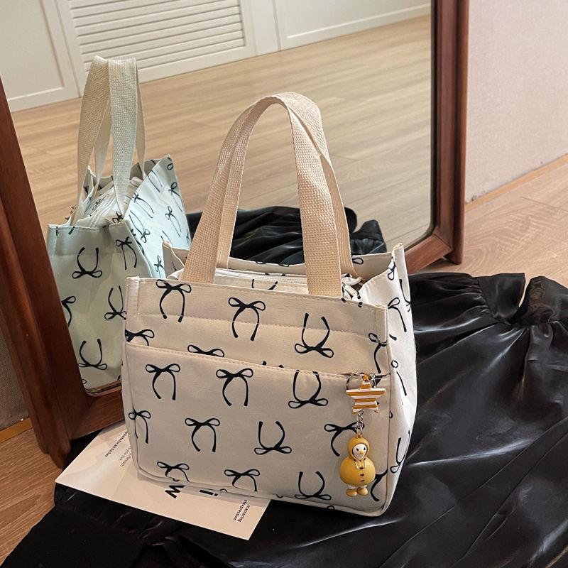 Vielseitige Canvas-Tragetasche: Damenhandtasche für Arbeit, Ausflüge und Mittagessen