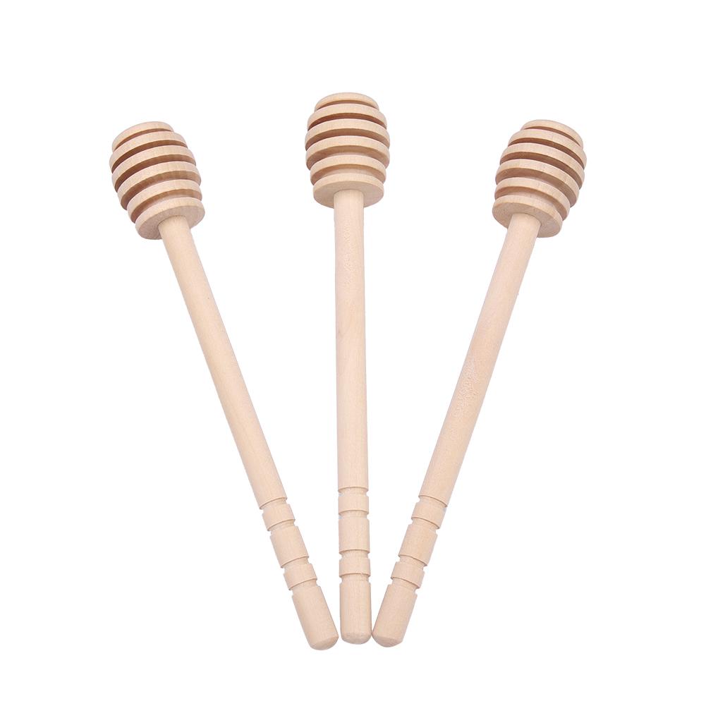 24Pcs Wood Honey Dripper Stirring Rod Jam Syrup Drizzler Stick Server Kitchen Tools Gadgets(#2)