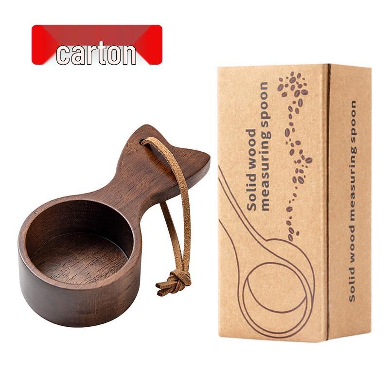 Kaffeebohnen-Messlöffel aus Massivholz