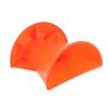 Piglet Feeder Bowl Red Wall Mounted Plastic Pig Feed Trough Non Toxic Material for Farm Piglets and Hog Barns