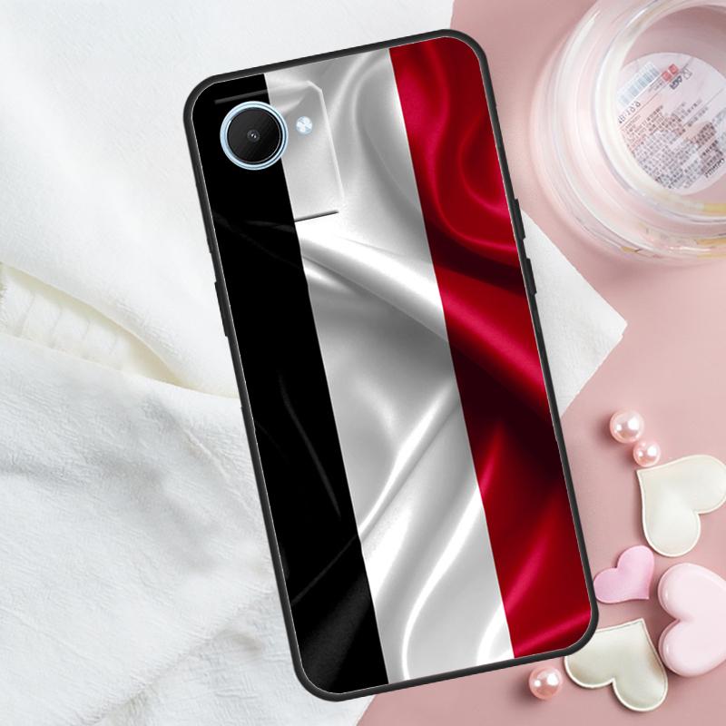 

Yemen Flag Coat of Arms For Realme GT 7 Pro GT 5 6 6T C67 C61 C55 C53 C51 C21Y C25S C75 10 11 12 13 14 Pro Plus Case Realme 10 4G