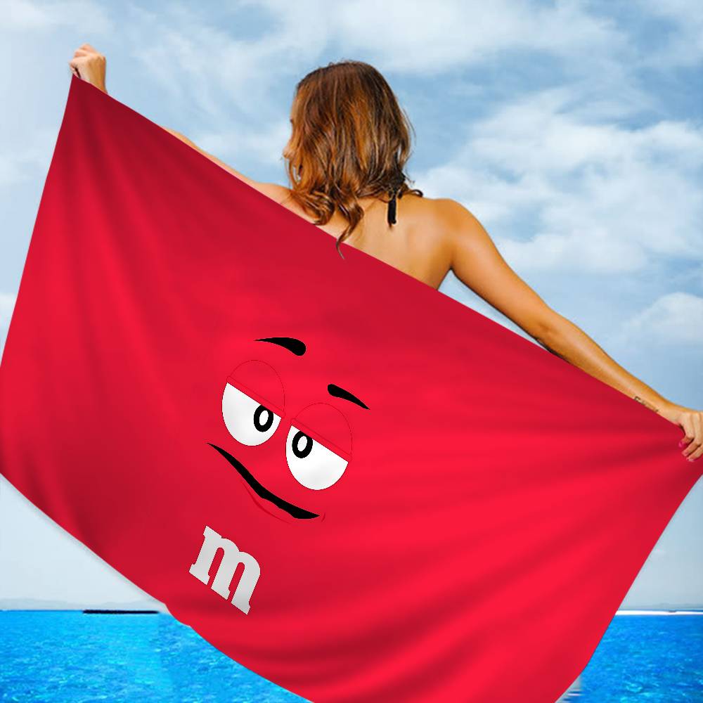 Shanika Chen M Chocolate Candy Big Microfiber Beach Towels Quick Dry Towel Sand Beach Towels Pool Towel For Travel Swim Pool Yoga