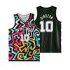 2026 Vintage Edition Zberateľský basketbalový dres - 3D potlač - Priedušný, odvádzajúci vlhkosť, odvodzujúci pot - Rodina