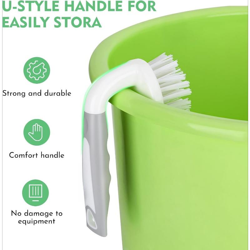 1PC washing brush, strong cleaning brush with hard bristles, suitable for cleaning brushes in showers, bathrooms, carpets, kitchens and bathtubs