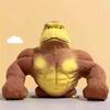 Yangyizhi Stress Relief Gorilla Squeeze Toy, Slow Rising Orangutan Fidget Anxiety Reduction Animal Shape Sensory Toy for Kids Adults