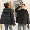 2025 Winter New Cotton Jacket Women's Short Hooded Thickened Cotton Jacket Warm and Fashionable Korean Loose Bread Jacket