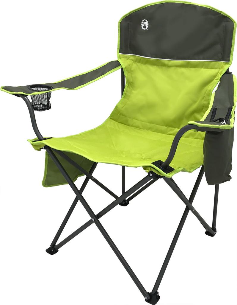 COLEMAN Folding Camping Chair with Drink Holder and Cooler Bag