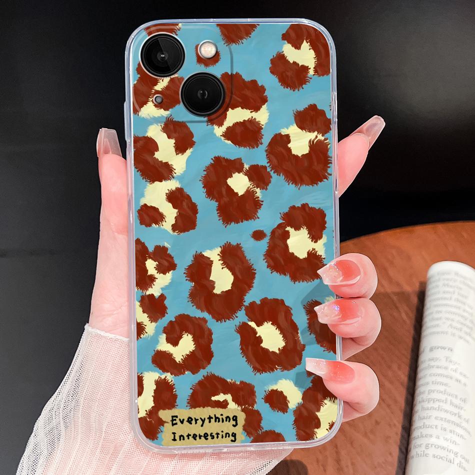 For iPhone 13 Pro Max 13 mini Phone Case Butterfly Patterns Soft Slim Transparent Silicone Cover For iPhone13 Lightweight Funda