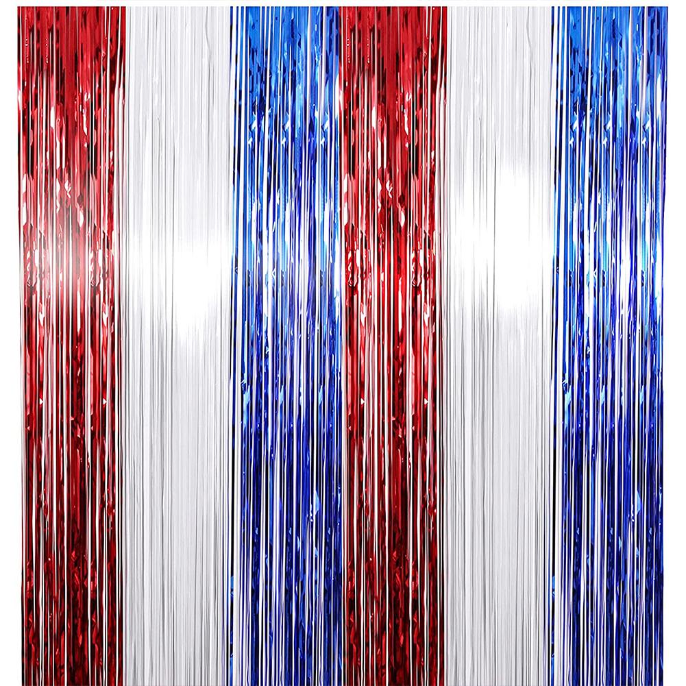 Rain Tinsel Foil Curtain Festive Birthday Party Favors Wedding Decoration Party Supplies