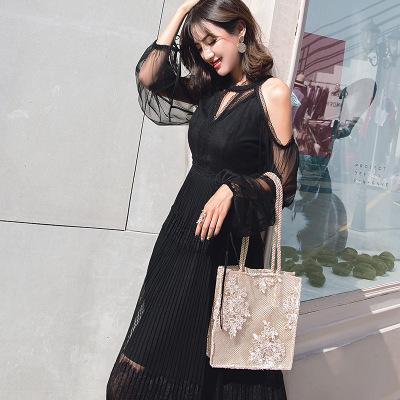 Lace Ladies Handbag Summer Beach Wedding Bridal Party Hand Bag Bolsa Feminina Women's Shoulder Bag Shopping Bag