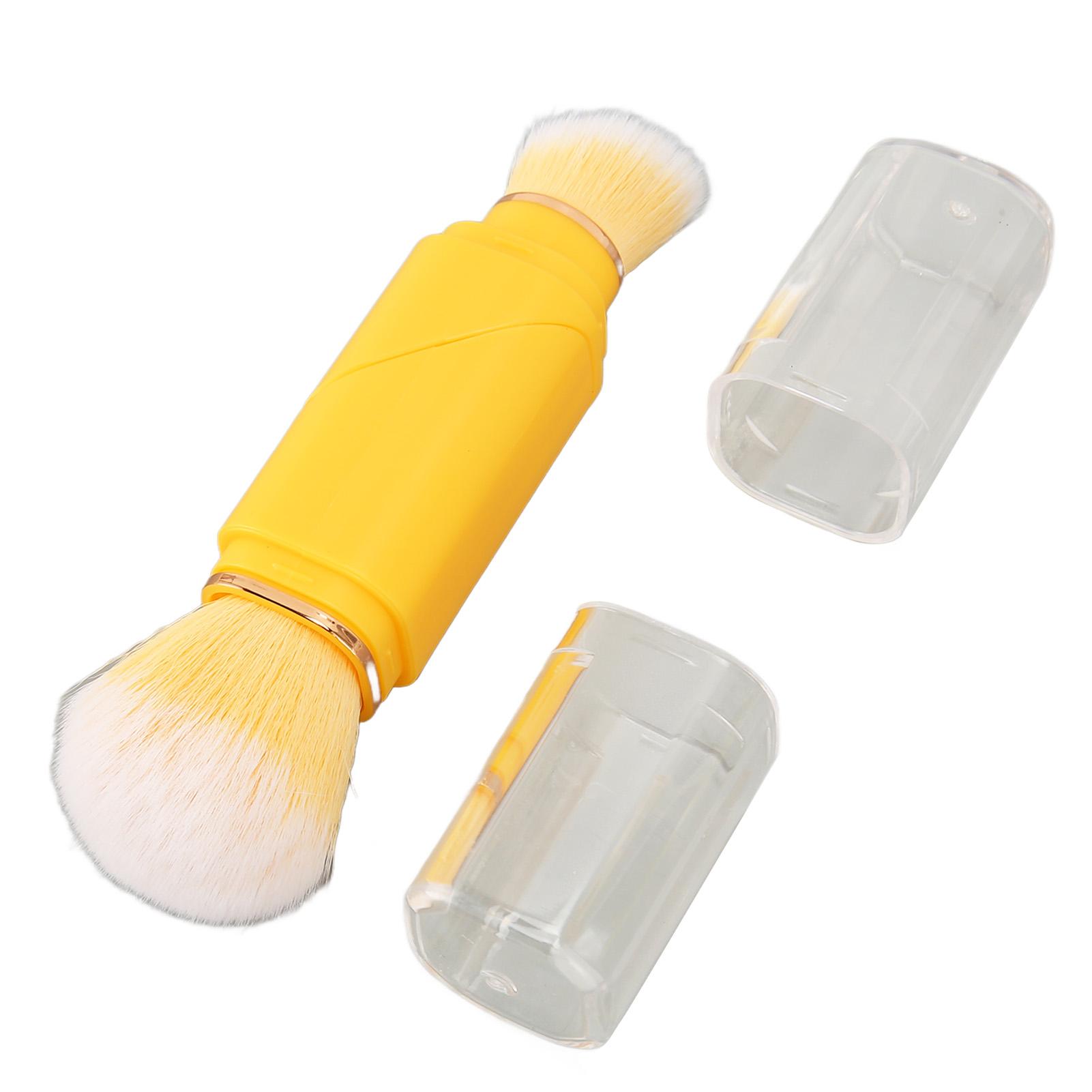 

2 in 1 Liquid Foundation Brush 360 Degrees Rotating Dense Fluffy Hair Double Head Makeup Brush