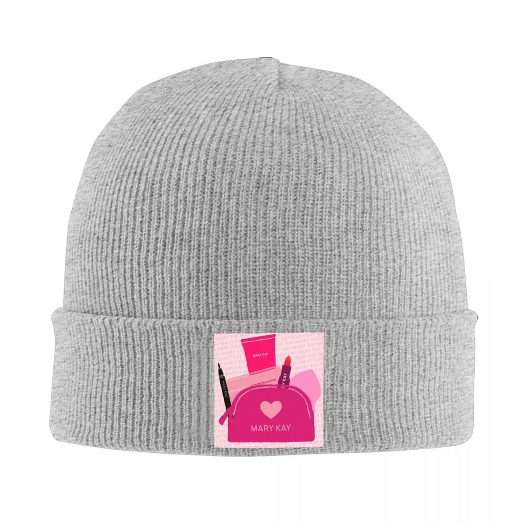 Mary Kay Warm Knitted Cap Hip Hop Bonnet Hat Autumn Winter Outdoor Beanies Hats for Unisex Womenx Adult