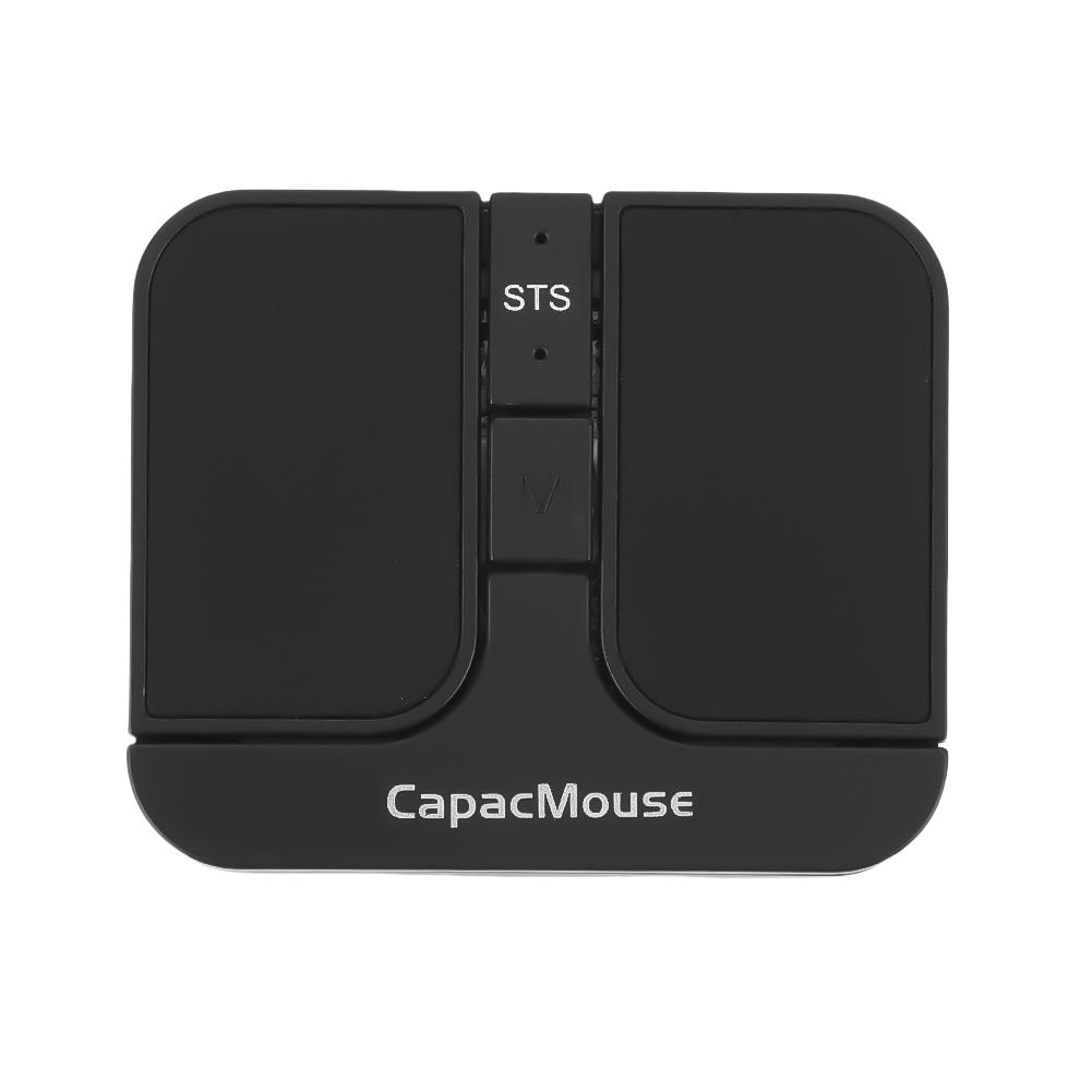 Ultra Thin Wireless Computer Mouse 3 Mode BT 5.2/2.4G/USB Mini Capacitive Mouse with USB Receiver for PC Laptop Notebook Desktop