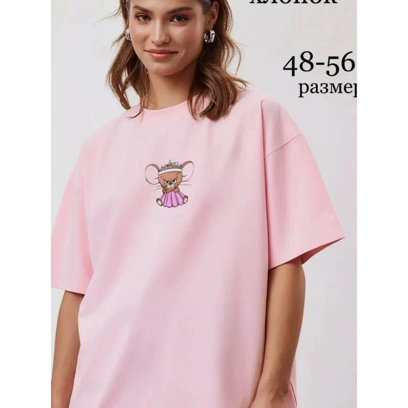 New Printed T-shirt Western Style New Fashion Casual Loose Print Short Sleeve Cotton T-shirt Top