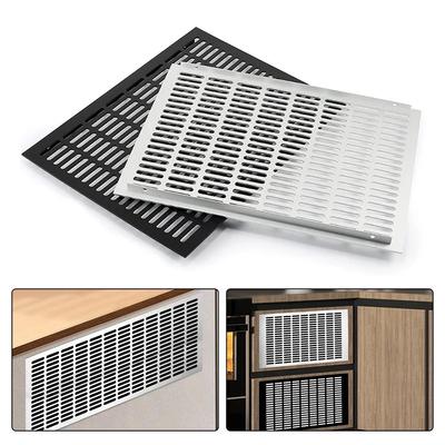 300MM Air Vent Grille Aluminum Alloy Air Vent Perforated Sheet Cabinet Wardrobe Ventilation Grille Furniture Breathable Mesh