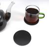 6pcs Silicone Coaster Hotel Supplies Drinking Kitchen Round Heat Insulation Mat Tray Non-slip PVC Soft Rubber Cup Mug Cup Holder Mat
