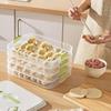 Dumpling Storage Box: Large-Capacity Multi-Layer Plastic Container for Freezer and Refrigerator