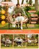 KingCamp Outdoor Camping Load Capacity Sofa Couple For Two Storage Bag Sports Indoor Chair, Two-Seater Chair, Foldable, 300kg, Chair, Chair, People,