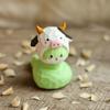 Chinese Style New Year Lucky Snake Figurine Handmade Small Snake Ornament  Living Room Bedroom