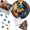 (TT-KONGQ-03-A3) 3D Wooden Animal Jigsaw Puzzle, Unisex, 12+ Age, CE Certified, Linden Wood, 50/150 Pieces, With Exquisite Box and Reference Drawing