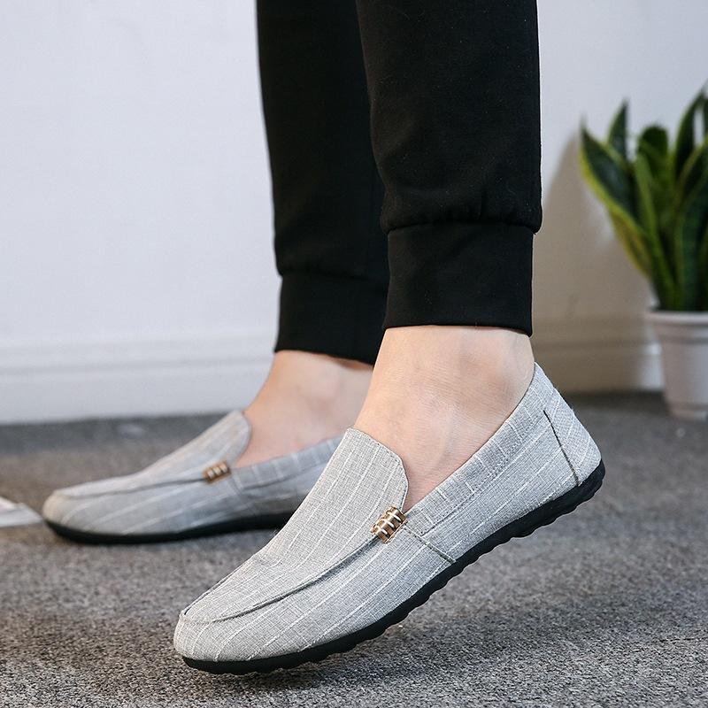 Bean Shoes Men's Slip-on British Shoes Men's Casual Shoes Loafers