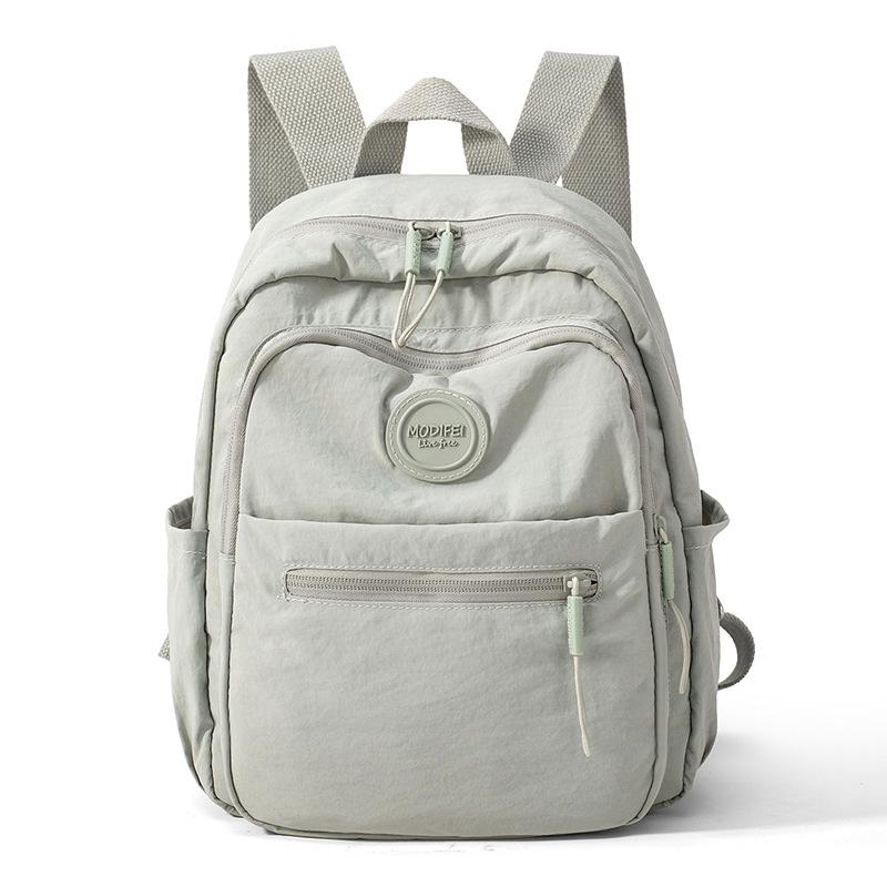 

Нейлоновий рюкзак Жіночий рюкзак великої місткості Легка дорожня сумка світло-зелений колір