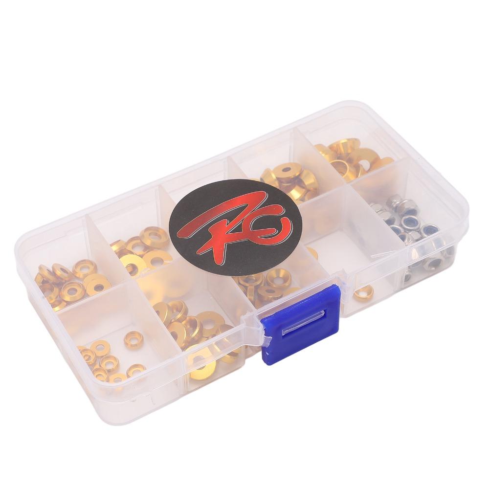 1/10 1/8 Scale RC Cars Screw Kit M2.5/M3/M4 Round Head Gasket Durable Cup Head Screw  For RC Hobby