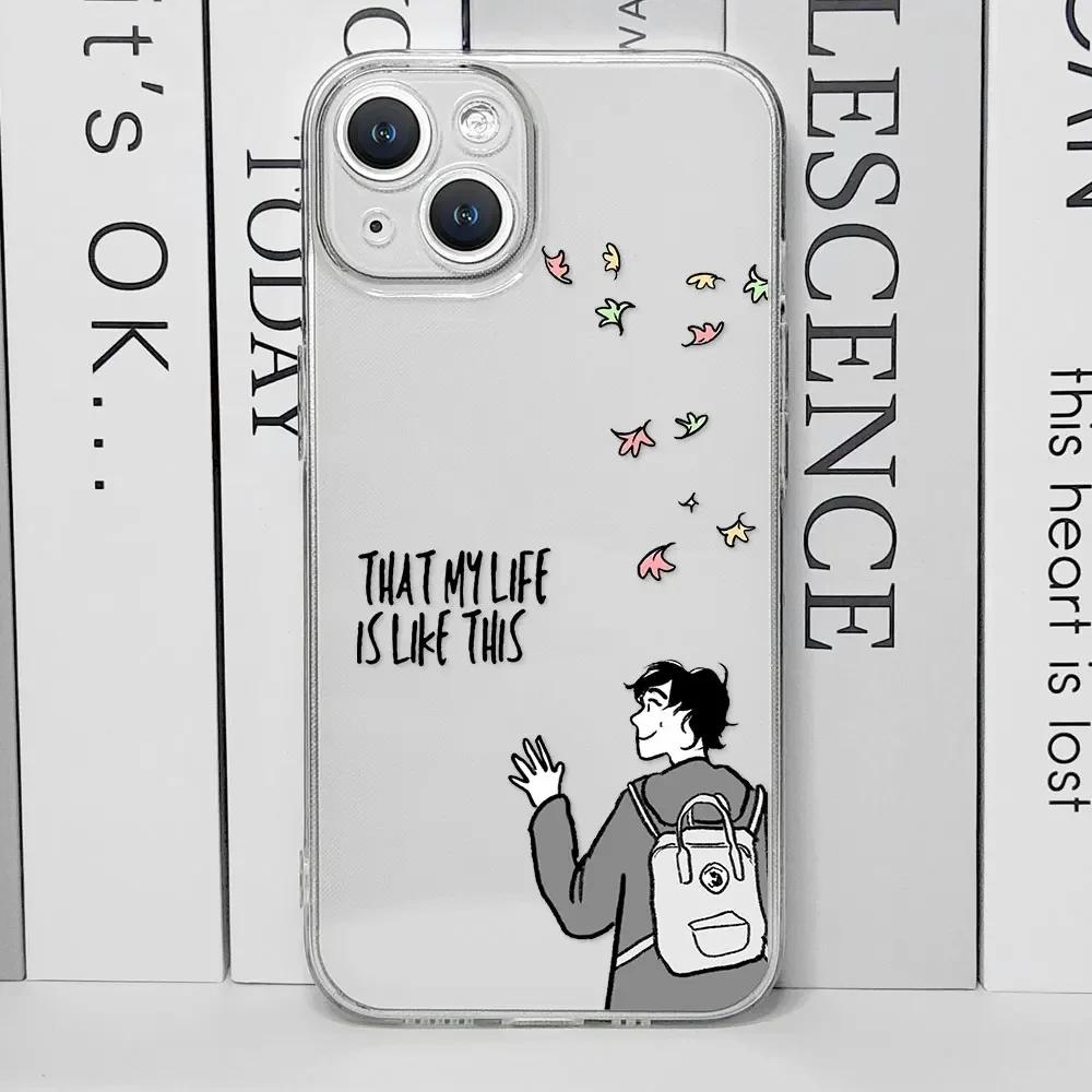 

Heartstopper Phone Case for IPhone 16 15 14 11 12 13 Pro Max XS SE2 7 8 15Plus Charlie Nick Transparent Silicone Soft Back Cover For iPhone 15 ProMax