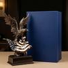 Strength Symbol for Reception Desk 250th Anniversary USA Eagle Statue, Patriotic Resin Bald Figurine, Unique Commemorative Gift 1776 2026 250 Years