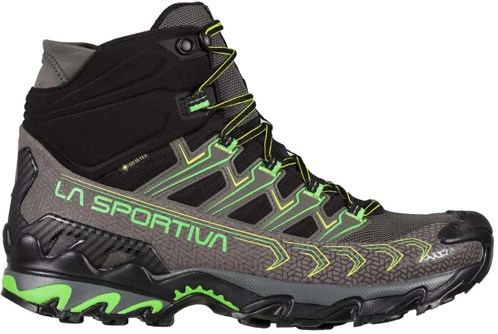 Hiking Shoes La Sportiva Ultra Raptor II Mid GTX Metal/flash Green