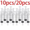 1/5/10/20pcs 5/20ml Syringe Plastic Perfume Dispenser Tool Refills Cosmetics for Quantitative Distribution of Refillable Bottles