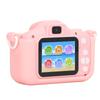 Kids Camera 20MP Pink Cartoon Style Video Recording Easy Operation Child Camera for Photo Game Outdoor