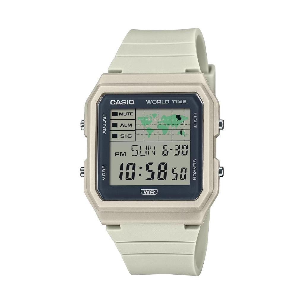 Casio POP LF-30W Series LED Illuminator World Time Stopwatch, White