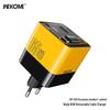 Wekome 65W GaN Charger with Retractable Cable, US/EU Spec, Low-Temp Fast Charging Set
