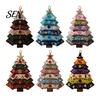 Quilting Crafts for Halloween DIY Quilted Fabric Tree Kit, Sewing Craft Reusable Holiday Table Centerpiece Handmade Christmas Hanging Ornament