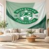 Hibernian FC Wandteppich, Wandbehang aus weichem Stoff, Dekorative Kulisse für Schlafzimmer Heimwandkunst